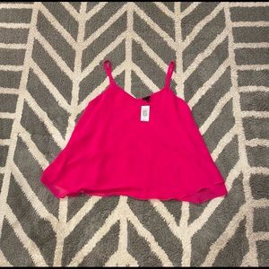 Torrid Pink Double Layer Pink Chiffon Cami